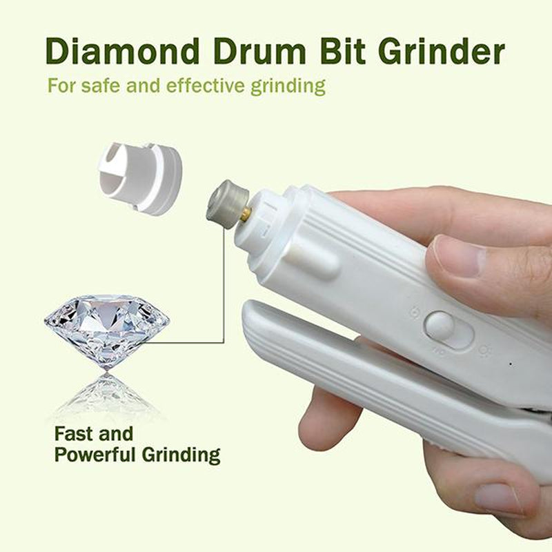 2-In-1 Pet Nail Clipper and Grinder, Dog Nail Clipper Trimmer, Ultra Quiet Electric Nail Set, Rechargeable, Suitable for Trimming Toes and Claws of Dogs and Cats of All Sizes