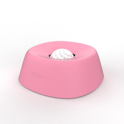 Yipetor Slow Feeder Dog Bowls for Liquid Treat, [Built-In Rolling Ball] No Spill Bone Broth Dog Licking Bowl, Multi-Purpose Puppy Yogurt Feeder Bowl for All Breeds Dietary Supplement/Post-Op Nutrition Feeding