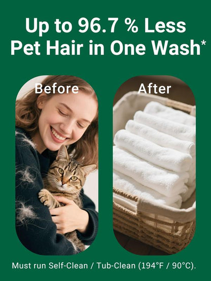 Seedshub Pet Hair Dissolving Laundry Powder - Pet Hair Removal, Laundry Detergent, Stain Remover, for Dog and Cat Hair, Pet Onwer Essential Care, for Top and Front Load Washer, Deordorizer, Household Items, Newyearnewme