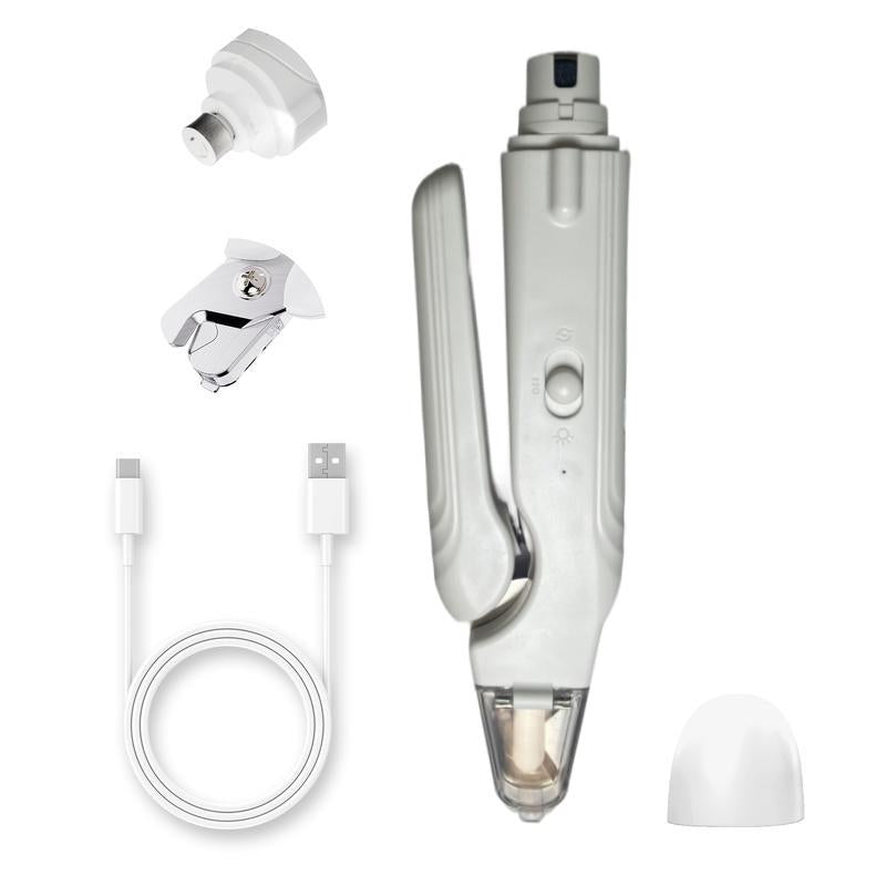 Pet Nail Grinder, Multifunctional Dog Nailtrimmerand Cat Nail Trimmer Kit, Ultra Quietelectric Petnail Grinder, Rechargeable, Suitable Fortrimmingsmall and Large Dogs, with a 4-Hourbattery Life Pet Hair